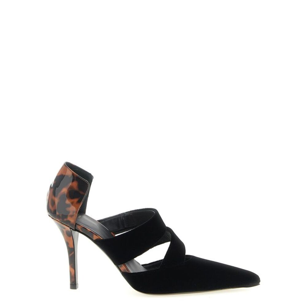 Balmain Black Viscose High Heel Women's Pumps